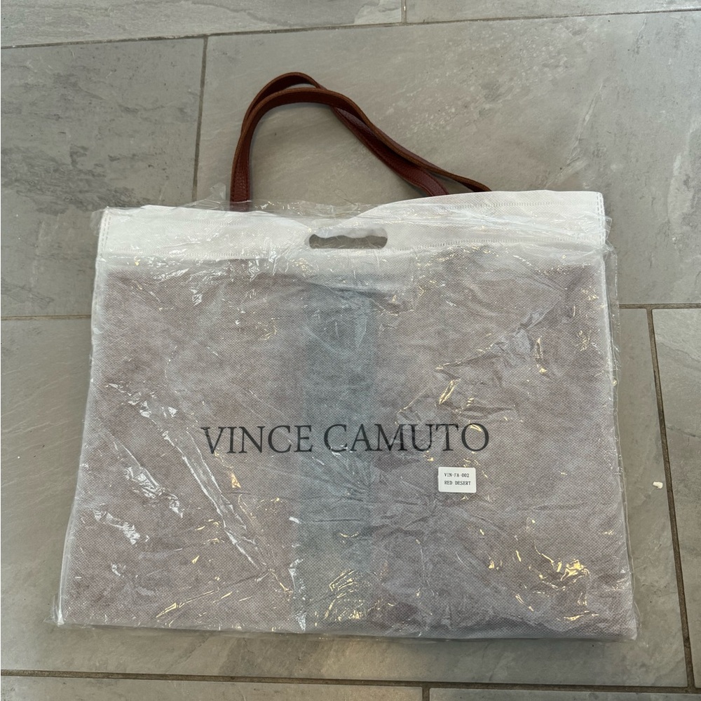 Vince Camuto brown/black laptop/thin bag